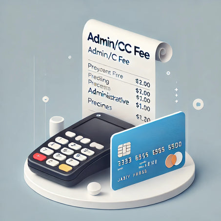 6% Credit Card Processing/Admin Fee