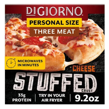 DiGiorno Stuffed Crust Three Meat Personal Size Frozen Pizza