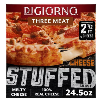 DiGiorno Three Meat Frozen Pizza with Cheese Stuffed Crust