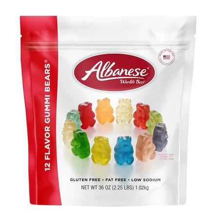 Albanese 12 Flavor Gummi Bears - Green Basket Marco Island