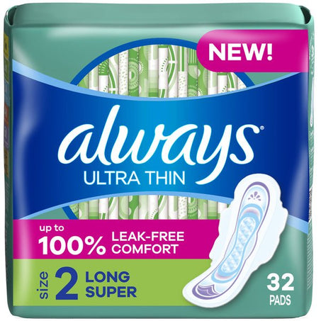 Always Ultra Thin Pads with Wings - Green Basket Marco Island