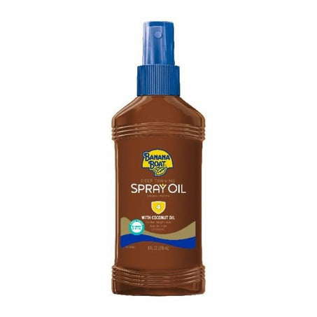 Banana Boat Deep Tanning Oil Pump Spray Sunscreen, SPF 4 8 fl oz - Green Basket Marco Island