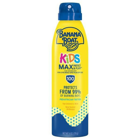 Banana Boat Max Protect & Play Sunscreen Spray, SPF 100 - Green Basket Marco Island