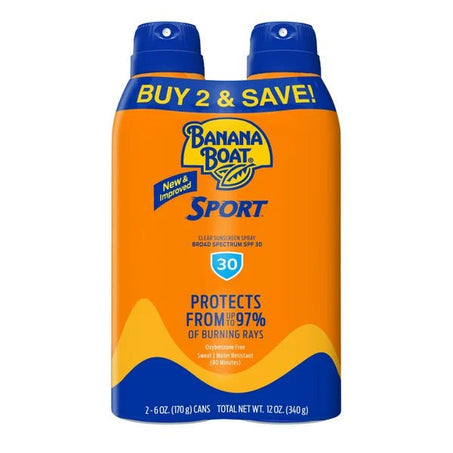 Banana Boat Ultra Sunscreen Spray, SPF 30, 6oz, Twin Pack - Green Basket Marco Island