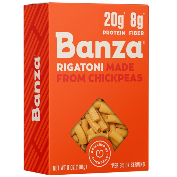 Banza Rigatoni Pasta - Gluten Free, High Protein, Lower Carb - Green Basket Marco Island