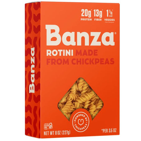 Banza Rotini Pasta, Gluten Free, High Protein, Lower Carb - Green Basket Marco Island