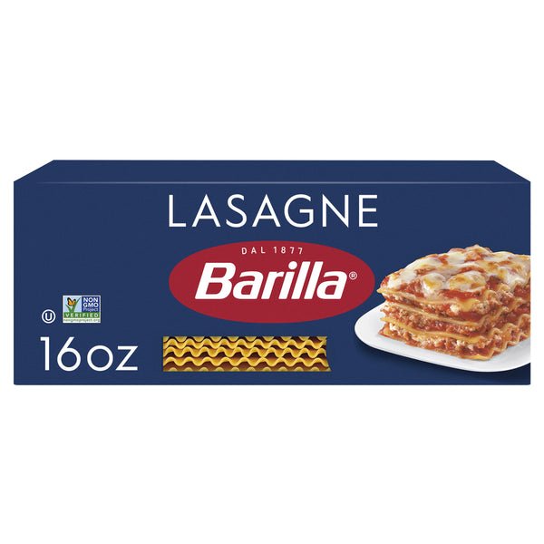 Barilla Wavy Lasagne - Non - GMO Pasta Made with Durum Wheat - Green Basket Marco Island