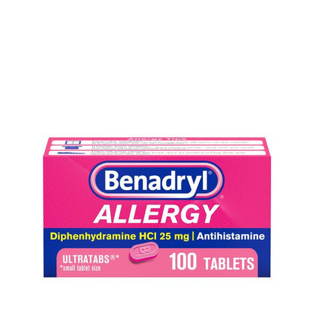 Benadryl Ultratabs 100 ct - Green Basket Marco Island