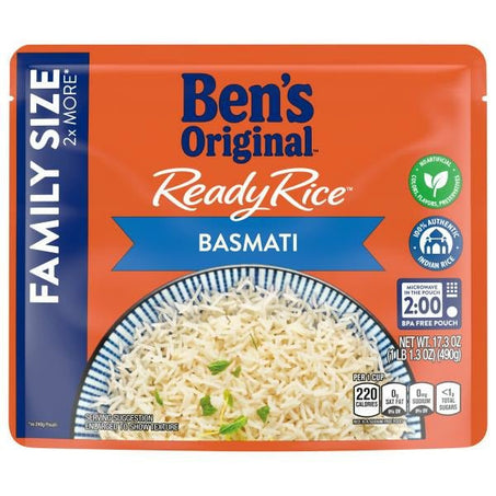 Ben's Original Basmati Rice Family Size Pouch - Green Basket Marco Island