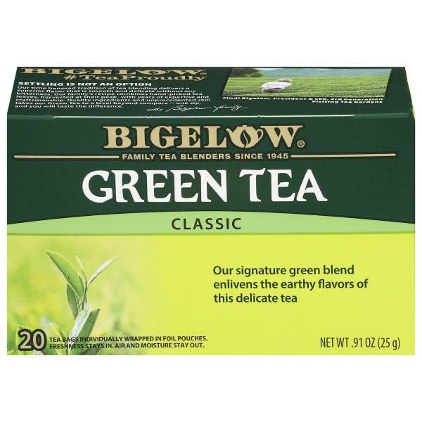 Bigelow Green Tea, Classic, Bags 20 each - Green Basket Marco Island