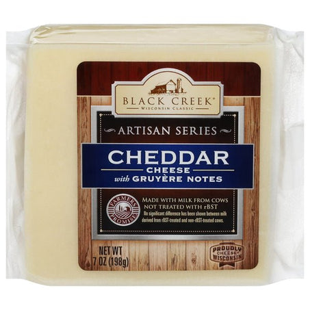 Black Creek Cheese, Cheddar, Artisan Series 7 oz - Green Basket Marco Island