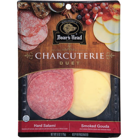 Boar's Head Charcuterie Duet: Hard Salami & Smoked Gouda - Green Basket Marco Island