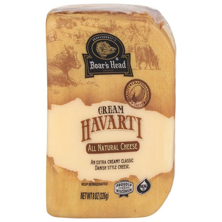 Boar's Head Cream Havarti Cheese 8 oz - Green Basket Marco Island