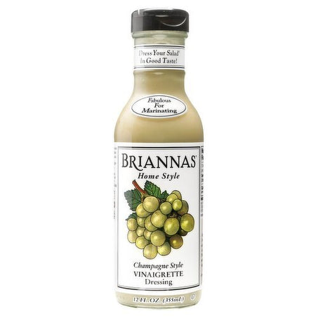 Briannas Home Style Champagne Style Vinaigrette Dressing, 12 fl oz - Green Basket Marco Island