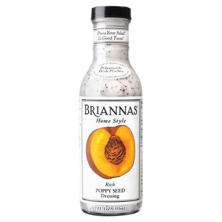 Briannas Home Style Rich Poppy Seed Dressing, 12 fl oz - Green Basket Marco Island