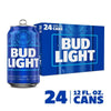 Bud Light American Lager Beer 24 Pack, 12 Fl Oz Cans - Green Basket Marco Island
