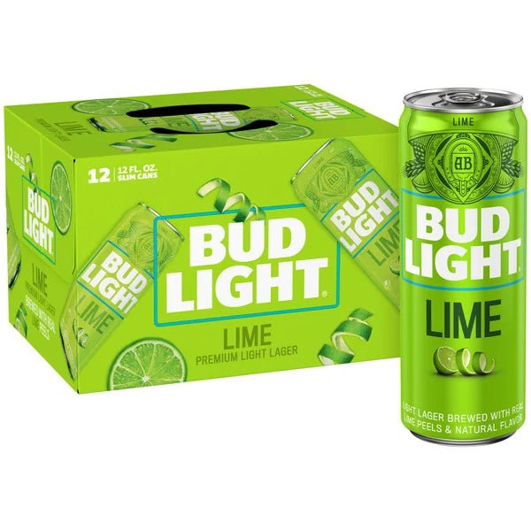 Bud Light Lime American Lager Beer 12 Pack, 12 Fl Oz Cans - Green Basket Marco Island