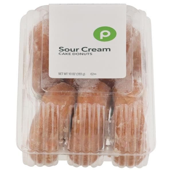Cake Donuts, Sour Cream 10 oz - Green Basket Marco Island