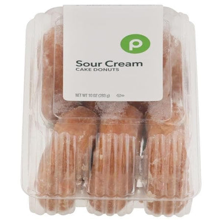 Cake Donuts, Sour Cream 10 oz - Green Basket Marco Island