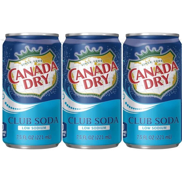 Canada Dry Club Soda 6x7.5 fl oz - Green Basket Marco Island