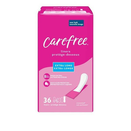 Carefree Liners, Extra Long, Unscented - Green Basket Marco Island