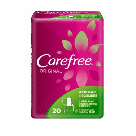 Carefree Liners, Regular, Fresh Scent, Original - Green Basket Marco Island