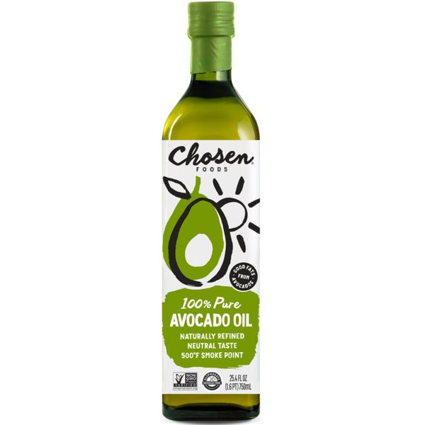 Chosen Foods 100% Pure Avocado Oil 25.4 fl oz - Green Basket Marco Island