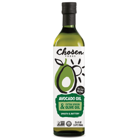 Chosen Foods 50/50 Blend 100% Pure Avocado + Extra Virgin Olive Oil 25.4 fl oz - Green Basket Marco Island