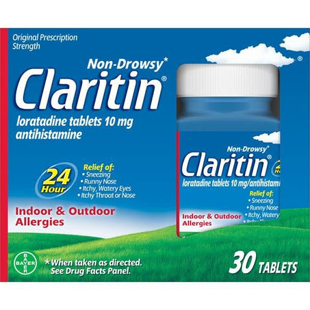 Claritin Indoor & Outdoor Allergies, Non - Drowsy, 10 mg, Tablets 40 each - Green Basket Marco Island