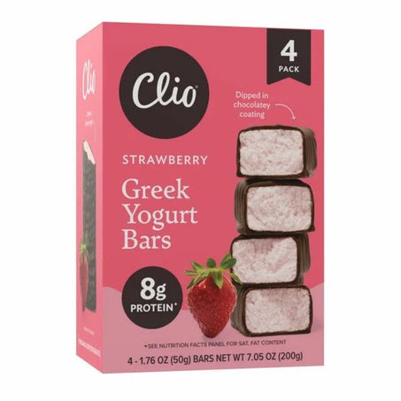 Clio Strawberry Greek Yogurt Bars - Green Basket Marco Island