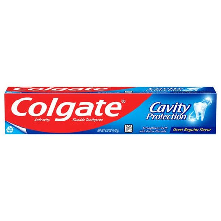 Colgate Cavity Protection Great Regular Flavor Toothpaste, 6.0 oz - Green Basket Marco Island