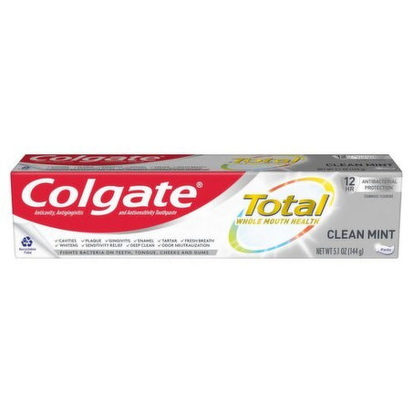Colgate Total Clean Mint Toothpaste, 5.1 oz - Green Basket Marco Island