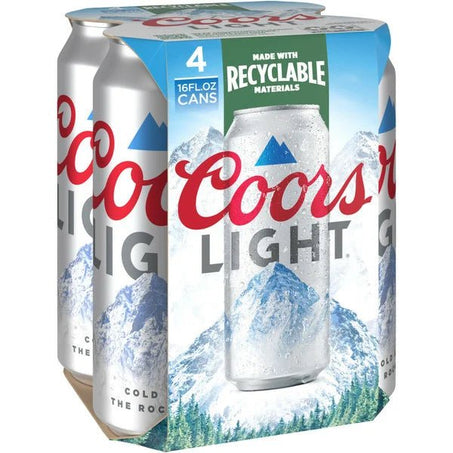 Coors Light American Light Lager Beer - Green Basket Marco Island