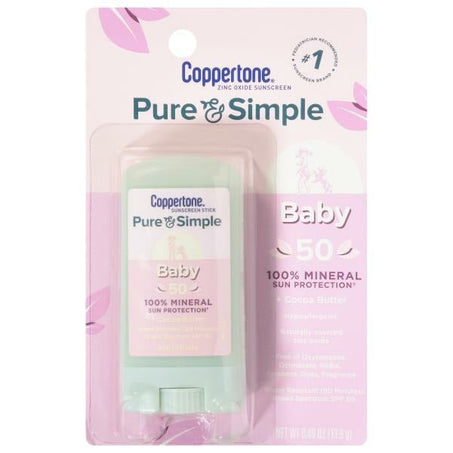 Coppertone Baby Sunscreen Stick, SPF 50 Mineral Active 0.49 oz - Green Basket Marco Island