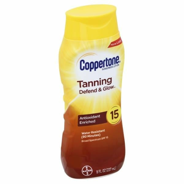 Coppertone Sunscreen Lotion, SPF 15 Broad Spectrum 8 fl oz - Green Basket Marco Island