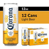 Corona Light Mexican Lager Import Lower Calorie* Light Beer Cans - Green Basket Marco Island
