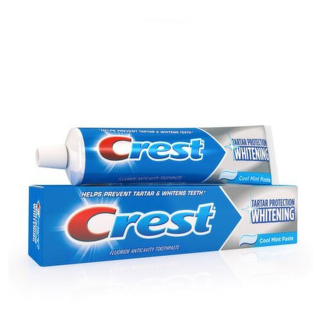 Crest Tartar Protection Whitening Fluoride Anticavity Toothpaste, 5.7 oz - Green Basket Marco Island