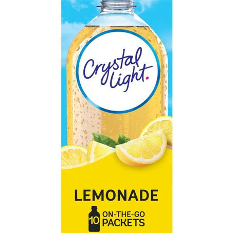 Crystal Light Flavored Powdered Drink Mix 10 Packets - Green Basket Marco Island