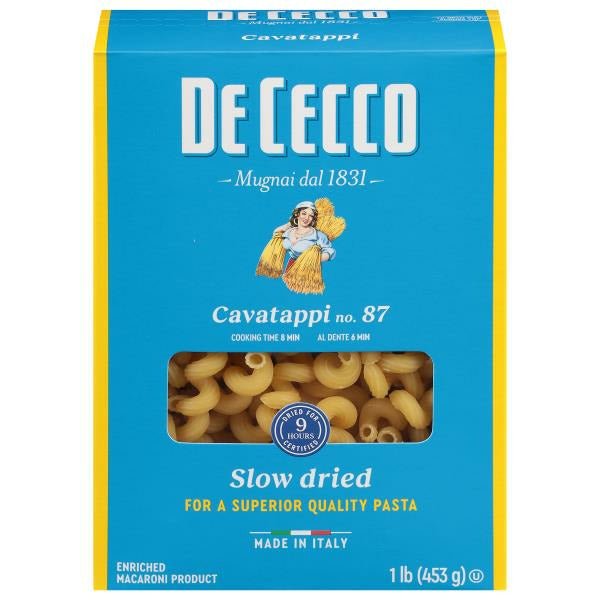 De Cecco Cavatappi, No. 87 - Green Basket Marco Island