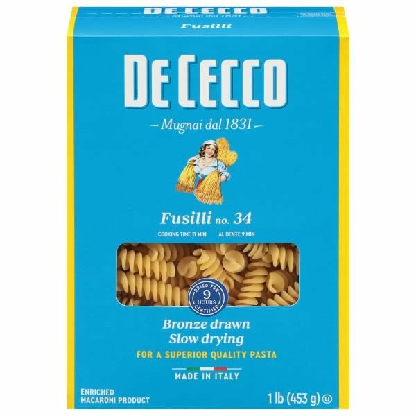 De Cecco Fusilli No. 34 - Green Basket Marco Island