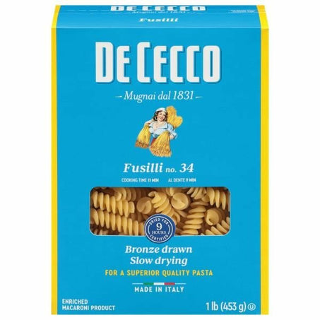 De Cecco Fusilli No. 34 - Green Basket Marco Island