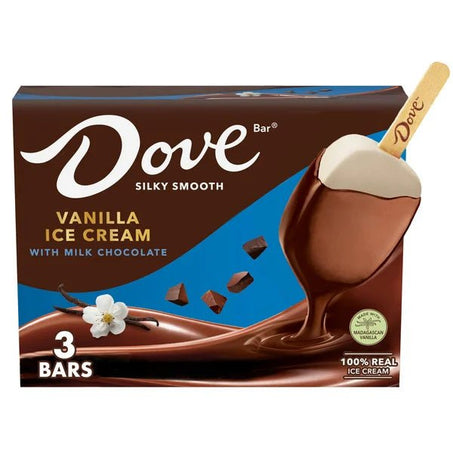 Dove Vanilla Ice Cream Bars With Milk Chocolate - Green Basket Marco Island