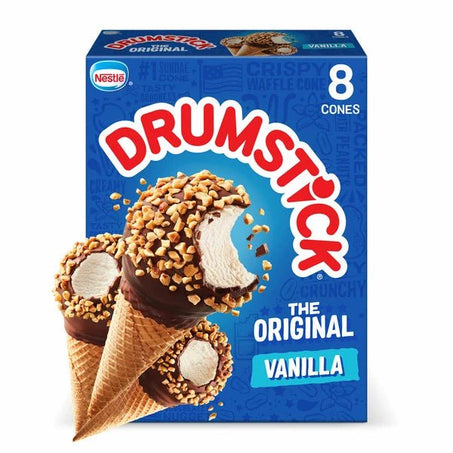 Drumstick Original Vanilla Sundae Cones 8 ct - Green Basket Marco Island