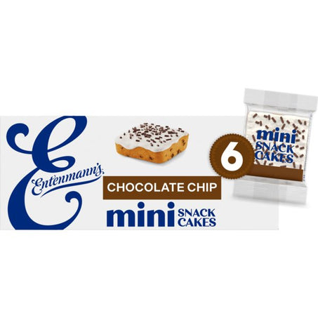 Entenmann's 6 packs, Chocolate Chip Mini Snack Cakes - Green Basket Marco Island