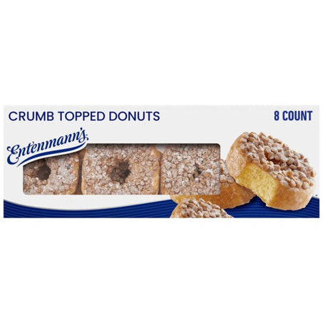Entenmann's 8 count, Crumb Topped Donuts - Green Basket Marco Island