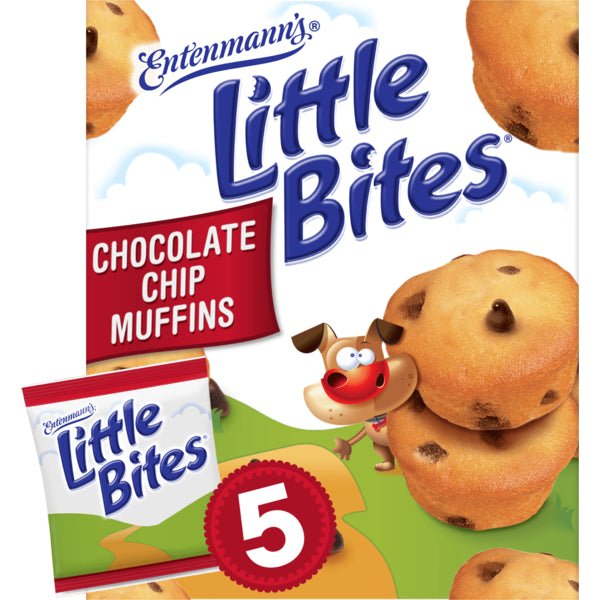 Entenmann's Little Bites, 5 packs, Chocolate Chip Mini Muffins - Green Basket Marco Island
