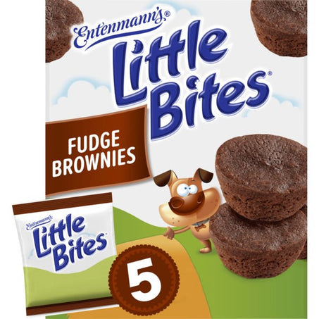 Entenmann's Little Bites, 5 packs, Chocolate Fudge Mini Brownies - Green Basket Marco Island