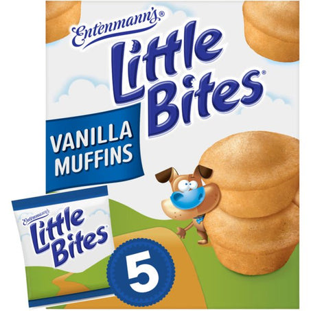 Entenmann's Little Bites, 5 packs, Vanilla Mini Muffins - Green Basket Marco Island