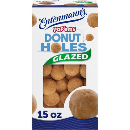 Entenmann's Pop'ems, Glazed Donut Holes - Green Basket Marco Island