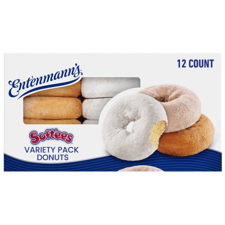 Entenmann's Soft'ees, 12 count, Variety Pack Donuts - Green Basket Marco Island